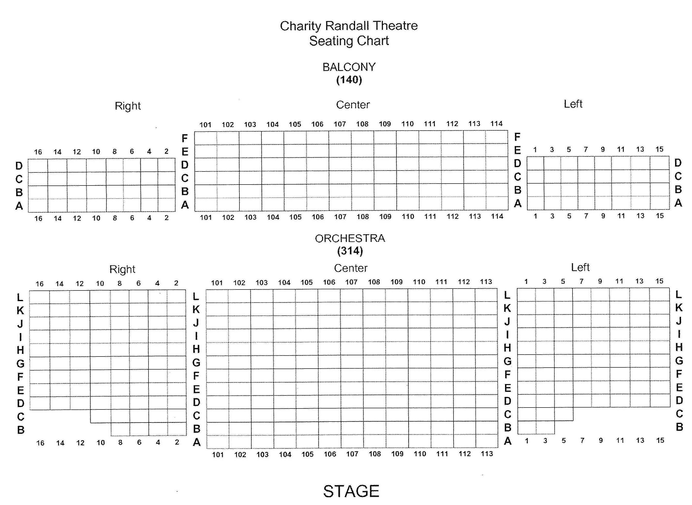 Black Panther Seating Chart