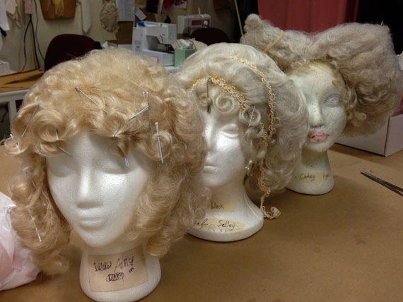 Wigs in Progress